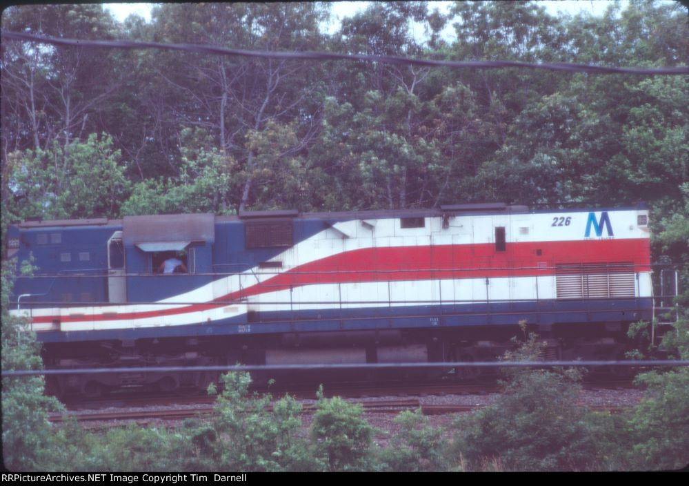 LI 226 on a ballast train.